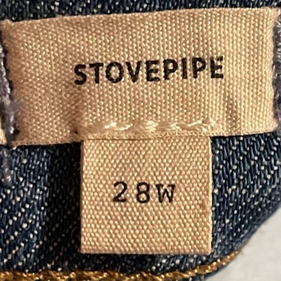 Madewell NWT Plus Stovepipe Jeans Size 28W High Rise in Euclid Wash - Picture 8 of 8